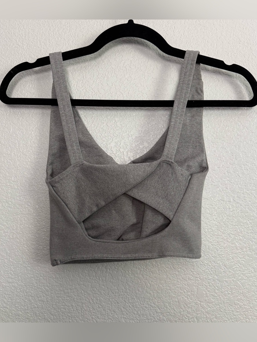 Free People Movement Be First Gray Crop Top Sports Bra XS Small